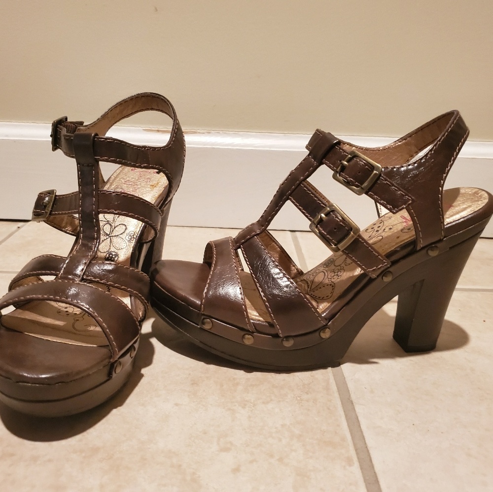 Jelly pop Brown Sandals